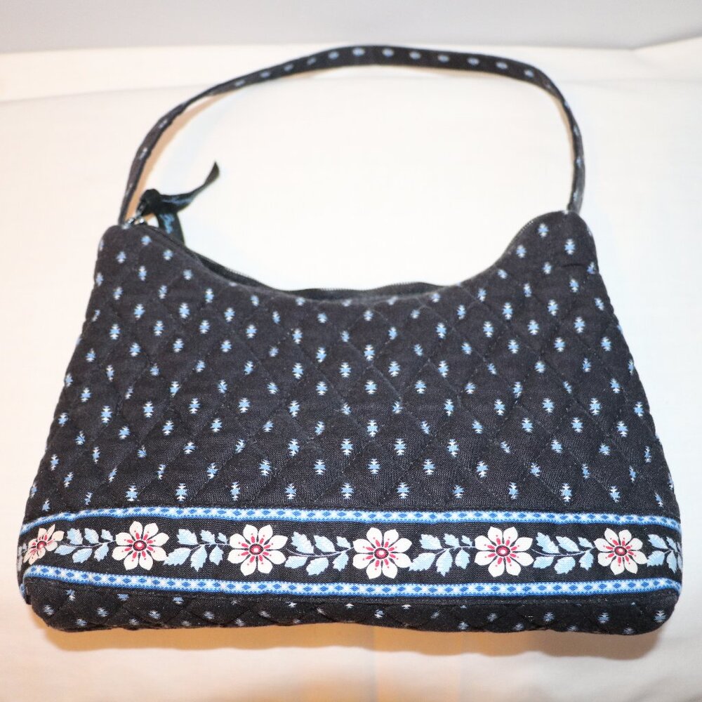 Vera Bradley Alpine Black small purse with handle